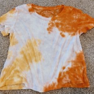 American eagle tie dye tee